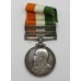 King's South Africa Medal (Clasps - South Africa 1901, South Africa 1902) - Pte. H. Povey, West Riding Regiment
