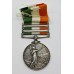 King's South Africa Medal (Clasps - South Africa 1901, South Africa 1902) - Pte. H. Povey, West Riding Regiment