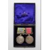 1854 Crimea Medal (Clasp - Sebastopol) and Turkish Crimea Medal (British Issue) in Fitted Box - Qr. Mr. of Bge. L. Isacke, Land Transport Corps