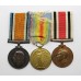 WW1 British War Medal, Victory Medal and Special Constabulary Long Service Medal Group - Gnr. A.E. Dinham, Royal Garrison Artillery