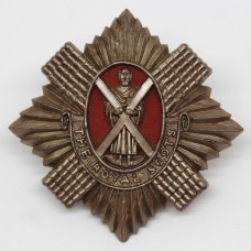 Royal Scots WW2 Plastic Economy Cap Badge
