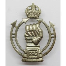 Royal Armoured Corps (R.A.C.) Cap Badge - King's Crown (2nd Pattern)