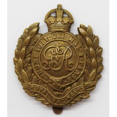 George V Royal Engineers Cap Badge (Non Voided Centre)