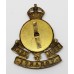 Royal Army Ordnance Corps (R.A.O.C.) Officer's Dress Gilt & Enamel Cap Badge (Sua Tonanti Tela) - King's Crown