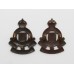 Pair of Royal Army Ordnance Corps (R.A.O.C.) Officer's Service Dress Collar Badges - King's Crown