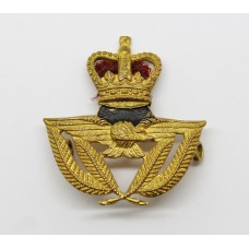 Royal Air Force (R.A.F.) Warrant Officer's Beret Badge - Queen's Crown