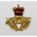 Royal Air Force (R.A.F.) Warrant Officer's Beret Badge - Queen's Crown