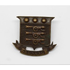 WW1 Army Ordnance Corps Officer's Service Dress Collar Badge