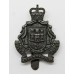 Gibraltar Regiment Officer's Service Dress Cap Badge - Queen's Crown