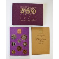 1970 Coinage of Great Britain and Northern Ireland Proof Coin Set (Pre Decimal)