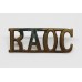 Royal Army Ordinance Corps (R.A.O.C.) Shoulder Title