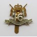 16th/5th The Queen's Lancers Beret Badge - Queen's Crown