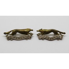 Pair  of East Riding Yeomanry Collar Badges