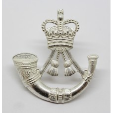 The Rifles Silver Plated Cap Badge