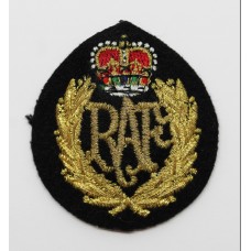 Royal Air Force No.1 Dress Cloth Cap Badge - Queen's Crown