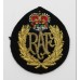 Royal Air Force No.1 Dress Cloth Cap Badge - Queen's Crown