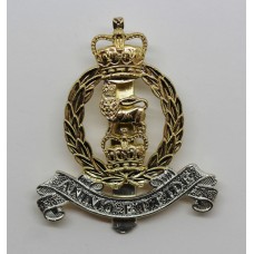 Adjutant General Corps Anodised (Staybrite) Cap Badge - Queen's Crown