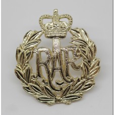 Royal Air Force (R.A.F.) Anodised (Staybrite) Cap Badge - Queen's Crown