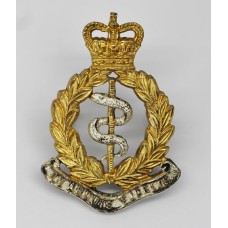 Royal Army Medical Corps (R.A.M.C.) Officer's Dress Cap Badge - Queen's Crown