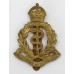 Royal Army Medical Corps (R.A.M.C.) Brass Cap Badge - King's Crown