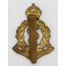 Royal Army Medical Corps (R.A.M.C.) Brass Cap Badge - King's Crown