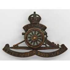 South African Artillery Cap Badge - King's Crown