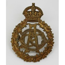 Canadian Army Dental Corps (C.A.D.C.) Cap Badge - King's Crown