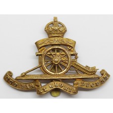 Royal Artillery Territorial Cap Badge - King's Crown