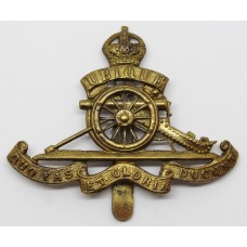 Royal Artillery Cap Badge - King's Crown