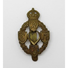 Royal Electrical & Mechanical Engineers (R.E.M.E.) Cap Badge - King's Crown (1st Pattern)