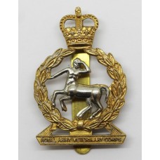 Royal Army Veterinary Corps (R.A.V.C.) Cap Badge - Queen's Crown