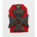 King's Royal Rifle Corps (K.R.R.C.) Cap Badge - King's Crown