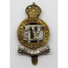 4th Queen's Own Hussars Cap Badge - King's Crown