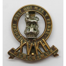 15th King's Hussars Cap Badge - King's Crown