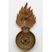 Royal Fusiliers Fur Cap Grenade Badge - King's Crown