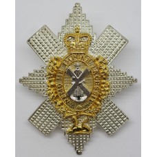 Black Watch (Royal Highlanders) Officer's Cap Badge - Queen's Crown