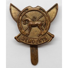 WW1 Army Remount Service Cap Badge