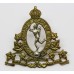 Royal Canadian Corps of Signals Cap Badge - King's Crown