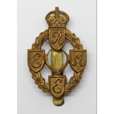 Royal Electrical & Mechanical Engineers (R.E.M.E.) Cap Badge - King's Crown (2nd Pattern)