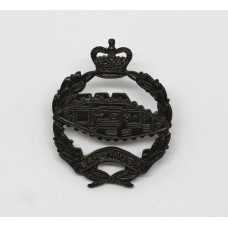 Royal Tank Regiment Officer's Service Dress Collar Badge - Queen's Crown