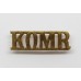 King's Own Malta Regiment (K.O.M.R.) Shoulder Title