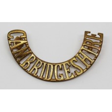 Cambridgeshire Regiment (CAMBRIDGESHIRE) Shoulder Title