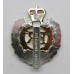 Royal Engineers Anodised (Staybrite) Cap Badge - Queen's Crown