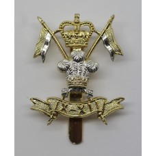 9th/12th Royal Lancers Anodised (Staybrite) Cap Badge