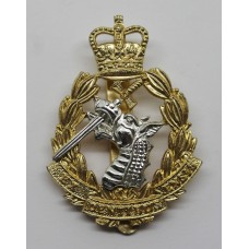 Royal Army Dental Corps (R.A.D.C.) Anodised (Staybrite) Cap Badge - Queen's Crown