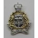 Gibraltar Regiment Anodised (Staybrite) Cap Badge - Queen's Crown