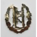 Queen's Own Warwickshire & Worcestershire Yeomanry Anodised (Staybrite) Cap Badge