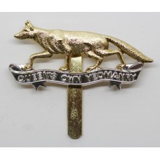 Queen's Own Yeomanry Anodised (Staybrite) Cap Badge