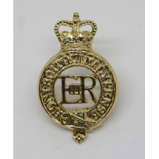 ERII Household Cavalry Anodised (Staybrite) Cap Badge