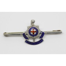 Royal Sussex Regiment Silver & Enamel Sweetheart Brooch